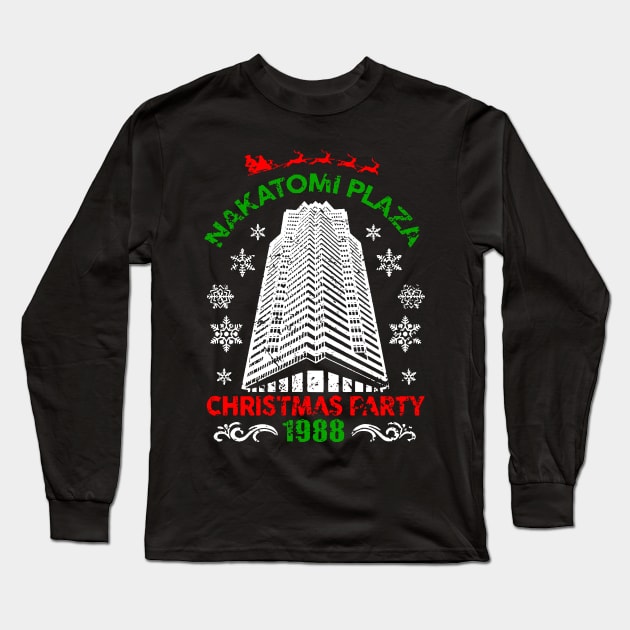 Nakatomi 1988 Long Sleeve T-Shirt by Eternal Holiday